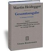 Martin Heidegger, Gesamtausgabe. II. Abteilung