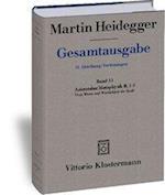Martin Heidegger, Gesamtausgabe. II. Abteilung Vorlesungen 1919-1944