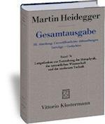 Martin Heidegger, Gesamtausgabe. III. Abteilung