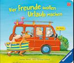 Vier Freunde wollen Urlaub machen