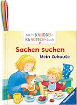 Mein Knuddel-Knautsch-Buch: Sachen suchen. Zuhause; weiches Stoffbuch, waschbares Badebuch, Babyspielzeug ab 6 Monate