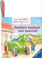 Mein Knuddel-Knautsch-Buch: Sachen suchen. Bauernhof; weiches Stoffbuch, waschbares Badebuch, Babyspielzeug ab 6 Monate