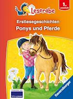 Erstlesegeschichten: Pferde und Ponys - Leserabe 1. Klasse - Erstlesebuch für Kinder ab 6 Jahren