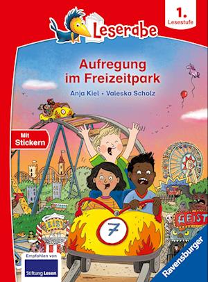 Aufregung im Freizeitpark - Lesen lernen mit dem Leseraben - Erstlesebuch - Kinderbuch ab 6 Jahren - Lesenlernen 1. Klasse Jungen und Mädchen (Leserabe 1. Klasse)