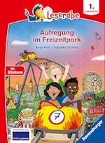 Aufregung im Freizeitpark - Lesen lernen mit dem Leseraben - Erstlesebuch - Kinderbuch ab 6 Jahren - Lesenlernen 1. Klasse Jungen und Mädchen (Leserabe 1. Klasse)