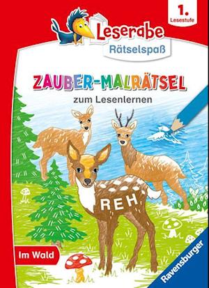 Leserabe Rätselspaß Zauber-Malrätsel zum Lesenlernen: Im Wald (1. Lesestufe)