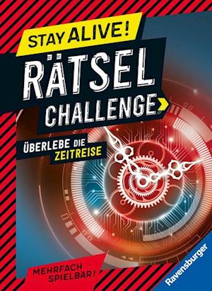 Ravensburger Stay alive! Rätsel-Challenge - Überlebe die Zeitreise - Rätselbuch für Gaming-Fans ab 8 Jahren