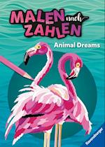 Ravensburger Malen nach Zahlen Animal Dreams - 64 Seiten - 24 Farben - Malbuch mit nummerierten Ausmalfeldern für fortgeschrittene Fans der Reihe