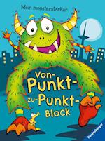 Ravensburger Mein monsterstarker Von-Punkt-zu-Punkt-Block - Für Kinder ab 5 Jahren