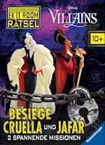 Ravensburger Exit Room Rätsel: Disney Villains - Besiege Cruella und Jafar