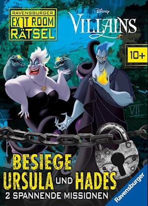 Ravensburger Exit Room Rätsel: Disney Villains - Besiege Ursula und Hades: 2 spannende Missionen