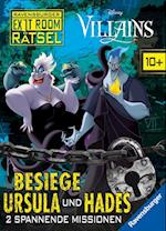 Ravensburger Exit Room Rätsel: Disney Villains - Besiege Ursula und Hades: 2 spannende Missionen