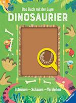 Dinosaurierbuch mit Lupe