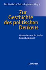 Zur Geschichte des politischen Denkens