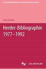 Herder-Bibliographie 1977-1992