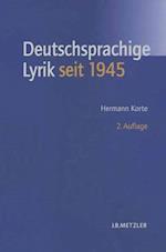 Deutschsprachige Lyrik seit 1945
