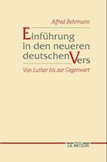 Einführung in den neueren deutschen Vers