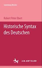 Historische Syntax des Deutschen