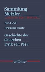 Geschichte der deutschen Lyrik seit 1945