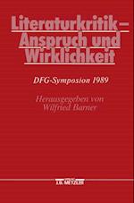 Literaturkritik - Anspruch und Wirklichkeit