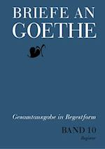 Briefe an Goethe