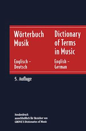 Wörterbuch Musik / Dictionary of Terms in Music