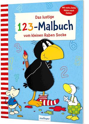 Der kleine Rabe Socke: Das lustige 1 2 3 - Malbuch vom kleinen Raben Socke