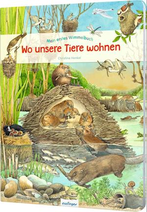 Mein erstes Wimmelbuch: Wo unsere Tiere wohnen