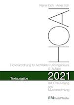 HOAI 2021 - Textausgabe Honorarordnung für Architekten und Ingenieure