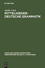 Mittelniederdeutsche Grammatik