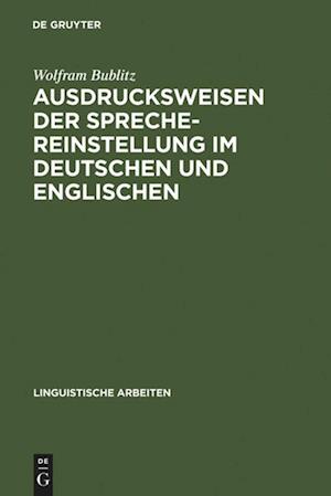 Ausdrucksweisen der Sprechereinstellung im Deutschen und Englischen