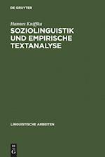 Soziolinguistik und empirische Textanalyse