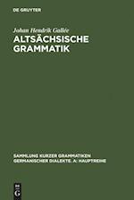 Altsächsische Grammatik