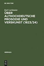 Über althochdeutsche Prosodie und Verskunst (1823/24)
