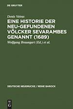 Eine Historie der Neu-gefundenen Völcker Sevarambes genannt (1689)