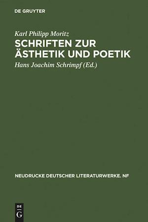 Schriften zur Ästhetik und Poetik