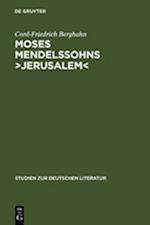 Moses Mendelssohns >jerusalem