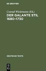 Der Galante Stil 1680-1730