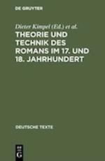 Theorie und Technik des Romans im 17. und 18. Jahrhundert