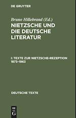 Texte zur Nietzsche-Rezeption 1873-1963
