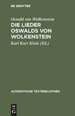 Die Lieder Oswalds von Wolkenstein