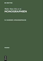 Monographien, 16, Mannheim. Umgangssprache