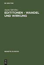 Edititonen - Wandel und Wirkung