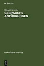 Gebrauchsanführungen