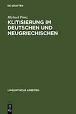 Klitisierung im Deutschen und Neugriechischen