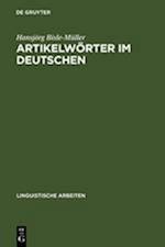 Artikelwörter im Deutschen