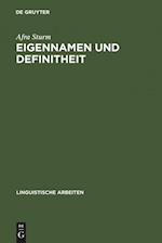 Eigennamen Und Definitheit