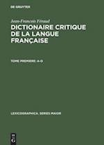 Dictionaire critique de la langue française