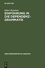 Einführung in Die Dependenzgrammatik