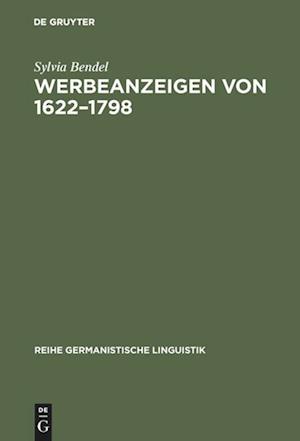 Werbeanzeigen Von 1622-1798